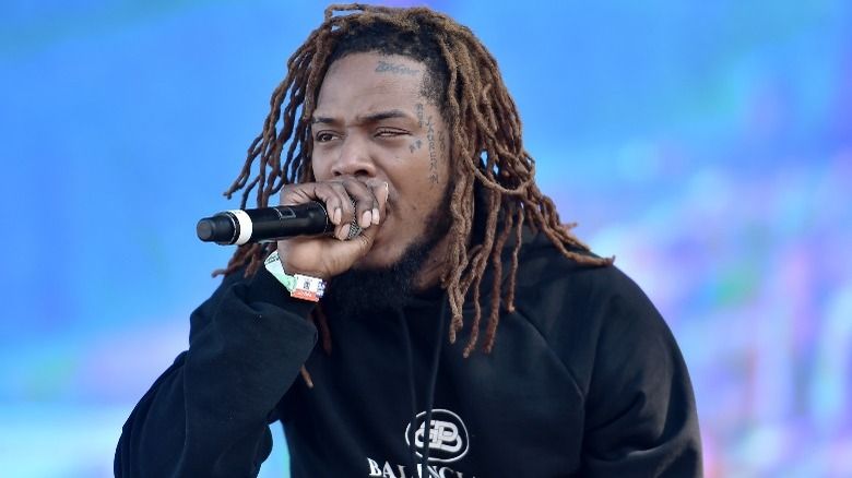 Fetty Wap na gumaganap sa entablado