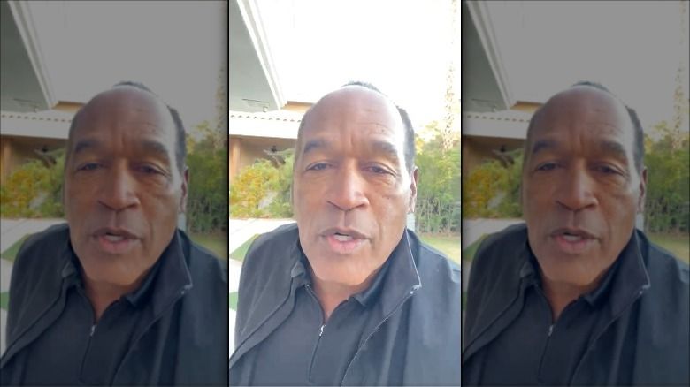 OJ Simpson en un dels seus vídeos diaris a Twitter