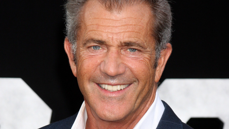   Mel Gibson radiante