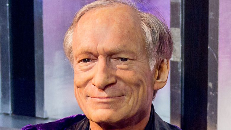Hugh Hefner sorrindo