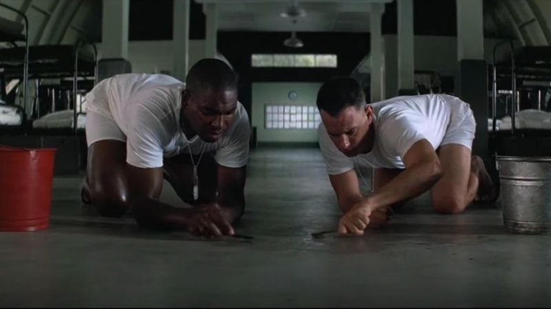 Mykelti Williamson og Tom Hanks i Forrest Gump