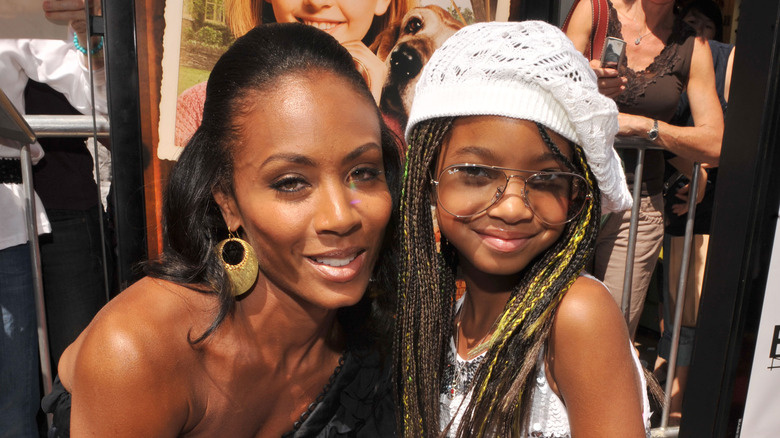   Jada Pinkett Smith, Willow Smith smiler