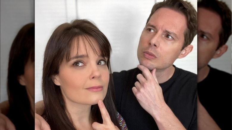 Kimberly J. Brown e Daniel Kountz selfie
