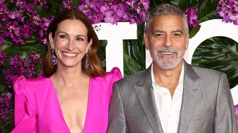   Julia Roberts George Clooney sorrindo