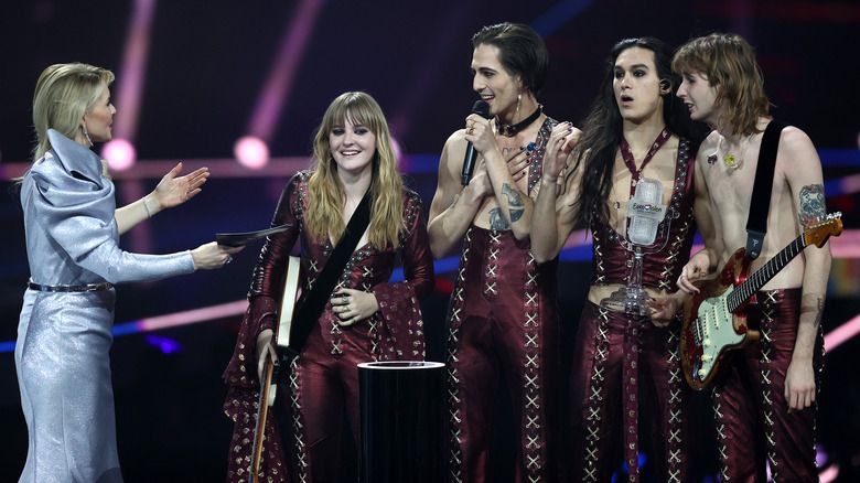 Maneskin vann trofén i Eurovision Song Contest
