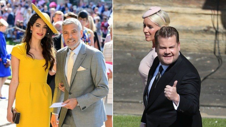 Amal Clooney and George Clooney, James Corden