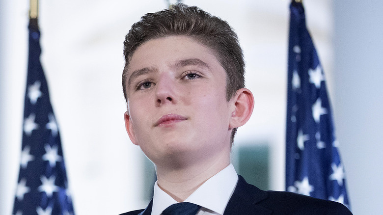  笑顔のバロン・トランプ