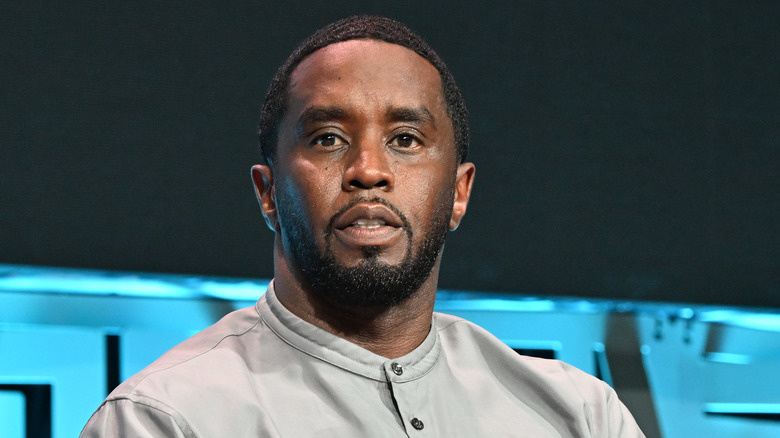   Seane"Diddy" Combs looking gormless