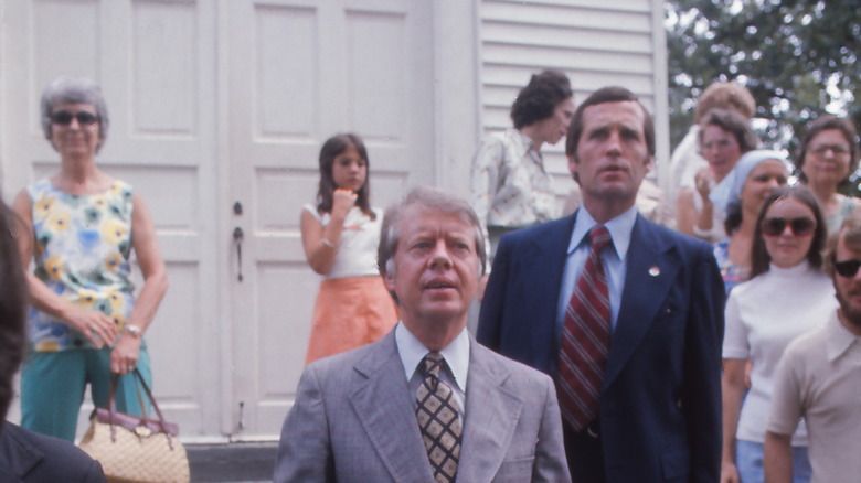 Jimmy Carter napušta crkvu