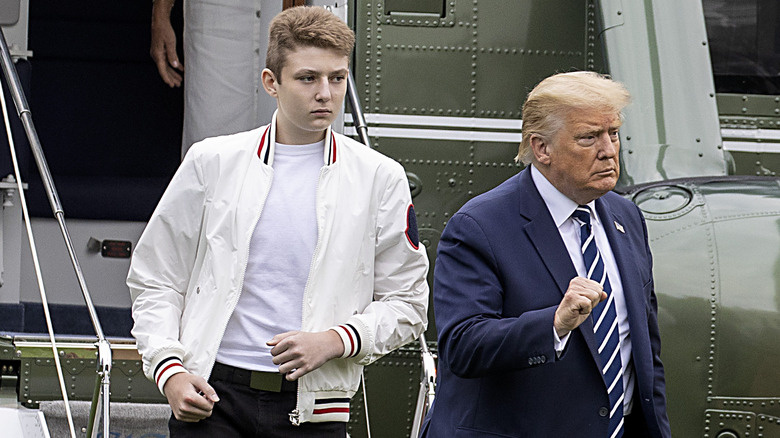   バロン・トランプ ドナルド・トランプのヘリコプター