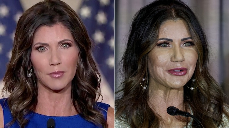   Kristi Noem mluví