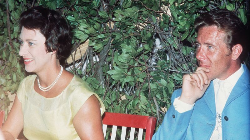 Princezna Margaret a lord Snowdon na líbánkách