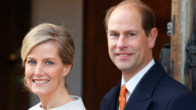 Sophie, hraběnka z Wessexu a princ Edward s úsměvem