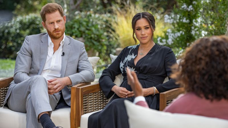 Princ Harry a Meghan Markle mluví s Oprah Winfrey