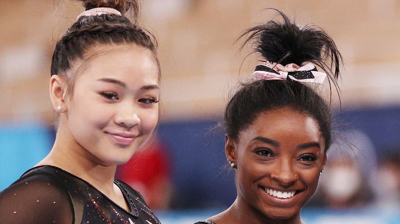 Competição Suni Lee e Simone Biles