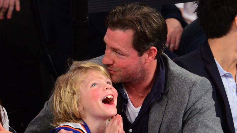   Edward Burns amb el seu fill Finn