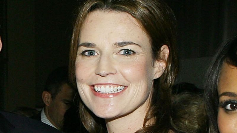 Savannah Guthrie sorrindo no Jantar de Correspondentes da Casa Branca em 2009
